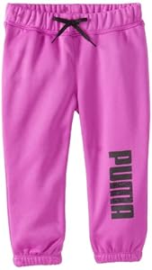 PUMA Girls 2-6X Core Roll Up Pant, Purple Cactus, 4/Toddler