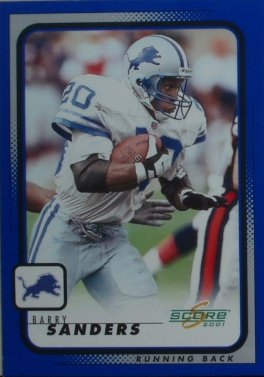 2001 Score 68 Barry Sanders (Football Cards)