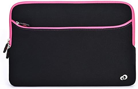 Hot Pink/Black Ainol-novo Cube Talk 9X U65GT,Onda V919 3G Air 9-Inch Tablet Neoprene Case Sleeve with Front Pocket [Limited Edition]