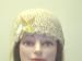 Cp159, Hand Crocheted Ivory Chenille and Gimp Tweed Skull Cap with Sequin Star. Sequin Star Is Attached with Latch. Cap Can Be Worn with or Without Star.