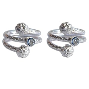 Toe Ring Gift for Her Silver Fashion Statement Jewelry