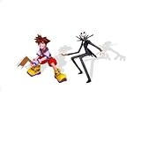 Disney & Squaresoft Kingdom Hearts Series 1 Twin Pack Sora With Jack Skellington Action FigureIMAGE