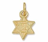 14Kt Yellow Gold Judaica Star of David Pendant