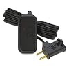 Lutron TT-300NLH-BL Credenza Lamp Dimmer Black