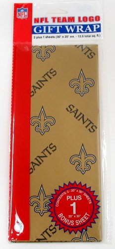 NFL New Orleans Saints Wrapping Paper