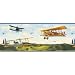 Biplanes Wall Border - Blue (5 yards)