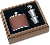 ハイマウント 革巻フラスコ4oz カップ2個ジョウゴ付セット 4オンス 77619