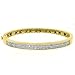14k Yellow Gold 2.60 Carat Princess Invisible