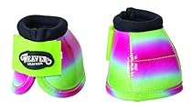 Weaver Leather Bell Boots, Lime/Pink Ombre, Medium
