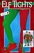 Red & Green Nylon Christmas Elf Tights - Adult Plus Size