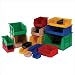 Quantum QUS260 Plastic Storage Stacking Ultra Bin, 18-Inch by 11-Inch by 10-Inch, Yellow, Case of 4