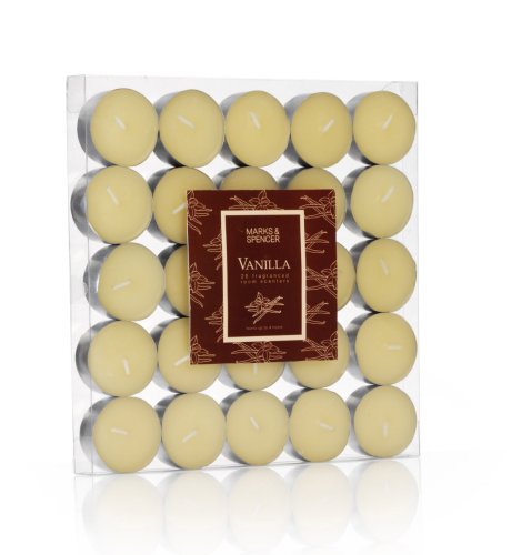 25 Vanilla Scented Candles