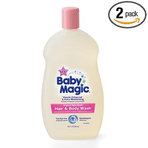 Baby Magic Gentle Hair and Body Wash Original Baby Scent, 16.5-Ounce (Pack of 2)