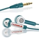 V-MODA Bass Freq In-Ear Stereo Headphone (Blue Steel)