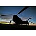 CH-47D Chinook (On Ground, Sunrise) Art Poster Print - 13x19