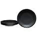 Fiesta Black 464 7-1/4-Inch Salad Plates, Set of 4