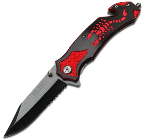 Tac Force TF-692BR Assisted Opening Folding Knife 4.5-Inch Closed Hunting Knives