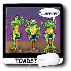 Londons Times Funny Animals Cartoons - Toadstools Frogs Who Drink Too Much - Mouse Pads