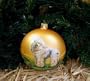 Hand Painted Glass Ornaments Poodle (F)