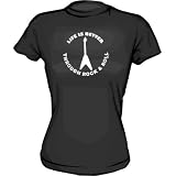 Buy Life Is Better Through Rock and Roll Guitar Logo Women's tee Shirt in 6 Colors Small thru... by 99 VOLTS