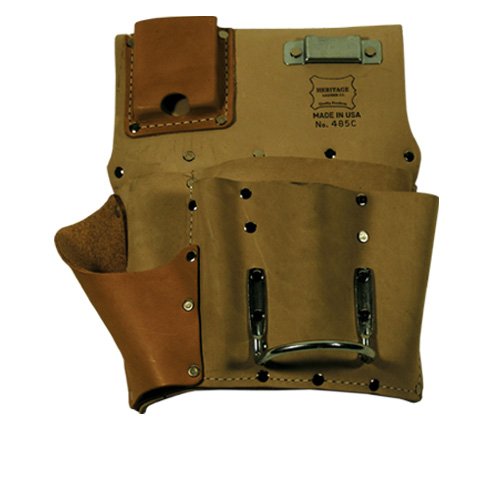 Heritage 8 Pocket Drywall Tool Pouch w/ Tape Clip (No. 485C)