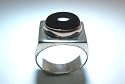 Oval Black Onyx Ring