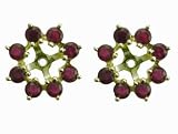 Ladies 1.44ct Ruby Earring Jackets