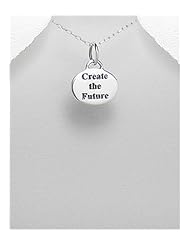 Message Pendant Necklace In 92.5 Sterling Silver