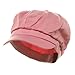 SS/Sophia Cotton Elastic Newsboy Cap-Pink