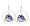 Boise State Broncos - Ncaa Floating Logo Hoop Earrings Image #1