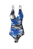 Spiegel Plunge-Neck Ruched Maillot