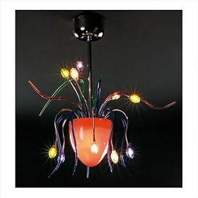 Gelato Thirteen Light Pendant in Polished Chrome by PLC Lighting