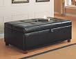 Pullout Ottoman/Bench in Black By Coaster Furniture