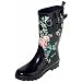 Giesswein Gummistiefel Zaun schwarz