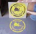 Newstripe STNC3157-6 PolyToughTM Stencils add safety warning to floors, walls, doors and more. Flexible 1/16