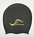 Jumbo Black - Waterproof Silicone, Slip-On, Comfort-Fit Design, Swim Cap Or Shower Cap for Dreadlocks, Longer Hair & High-Volume Hair Styles