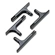 Rubbermaid Im&agrave;ge Series Desk Tray Supports, Black, Set of 4 (15411)