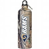 NFL St. Louis Rams 32-Ounce Open Field Aluminum Water Bottle
