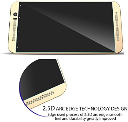 Smart HTC M9 Tempered Glass Screen Protector with Magic key Function Easy Installation Applicator HD Anti-Scratch Anti-Fingerprint use with app