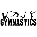 Gymnastics Wall Decal Gymnastics Sticker Removable Gymnast Wall Art 12