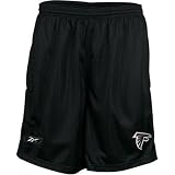 Atlanta Falcons Reebok NFL Practice Football Shorts - Black