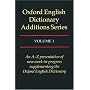 The Oxford English Dictionary Additions: 3 Volume Set