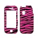Hot Pink and Black Zebra Design Snap-On Cover Hard Cell Phone Protector Case for Samsung Glyde U940 [Accessory Export Packaging]