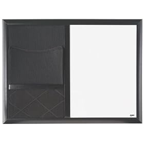 Expo Combo Dry Erase Board with Black Wood Composite Frame,  18 x 24 Inches, White (1763768)