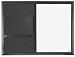 Expo Combo Dry Erase Board with Black Wood Composite Frame,  18 x 24 Inches, White (1763768)