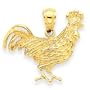 14k Rooster Pendant