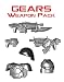 Gears Weapon Pack - LEGO Compatible Minifigure Pieces