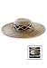 Widebrim Mosaic Straw Hat with Hawai'i pin