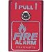 FIRE-LITE BG-8 Manual Pull Station, Single-Action, Alum