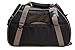 Coastal Pet Bergan Comfort Carrier - Breathable Travel Carrier for Dogs & Cats - Black & Grey, 16